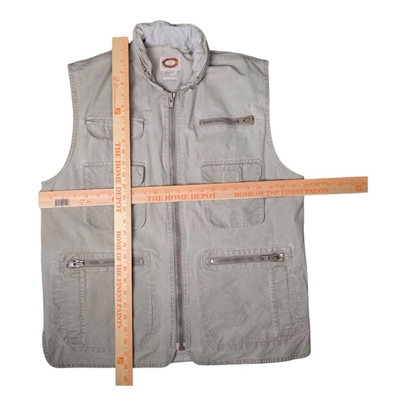 Vintage 80’s Banana Republic Safari Photographer Khaki Pocket Vest Mens Large - Picture 12 of 12